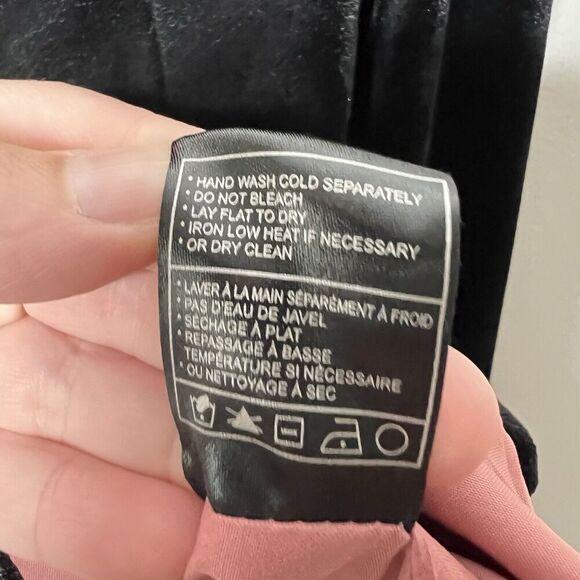 Cupcakes and Cashmere Black Velvet Blazer Womens Size 4 Career Lined - Picture 3 of 8